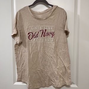 Old navy T-shirt w/ Red Lettering